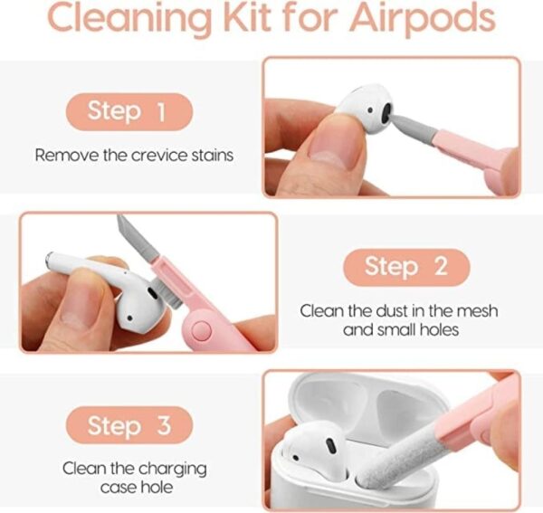 7 In 1 Keyboard Cleaning Brush Mobile Accessories - Image 3