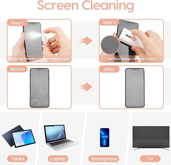 7 In 1 Keyboard Cleaning Brush Mobile Accessories - Image 5