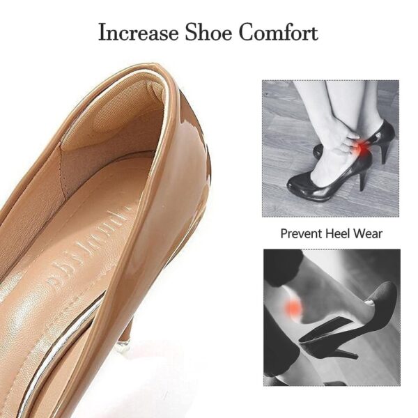 Heel Liner Grips Cushions For Loose Shoes 3 Pairs - Image 4
