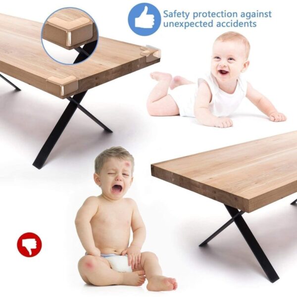 Baby Safety Protection Table Corner V Shape 8 Pcs - Image 6