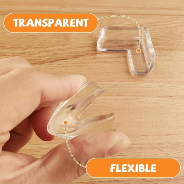 Baby Safety Protection Table Corner V Shape 8 Pcs - Image 4