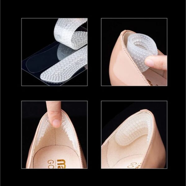Silicon Heel Liner Grip 3 Pairs